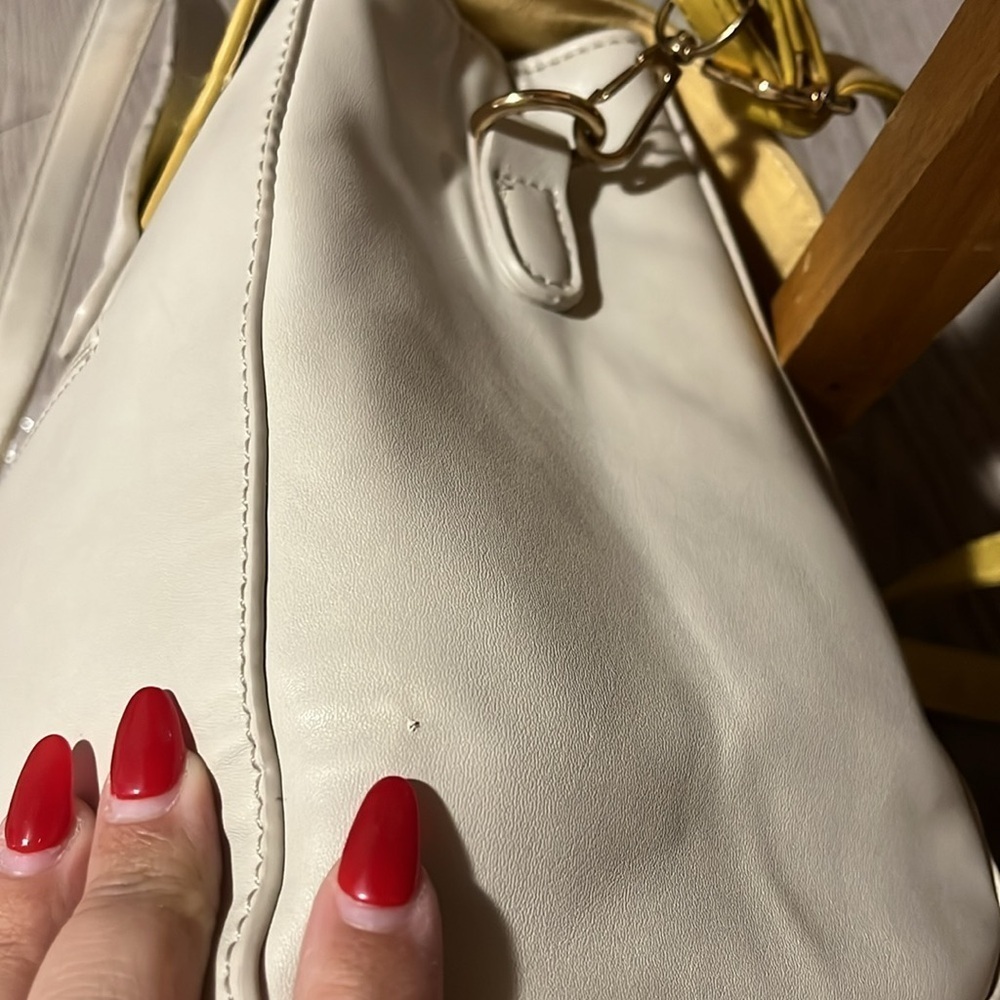 David Jones Paris Yellow and Cream Women's Bag - Picture 14 of 14